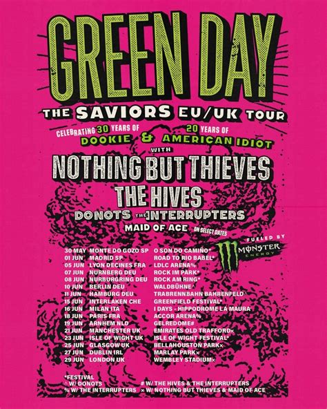 green day festival setlist|Green Day Tickets, Tour Dates & Concerts 2025 & 2024 .